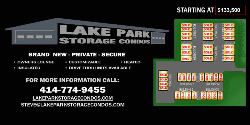 Site Layout for Lake Park Storage Condos